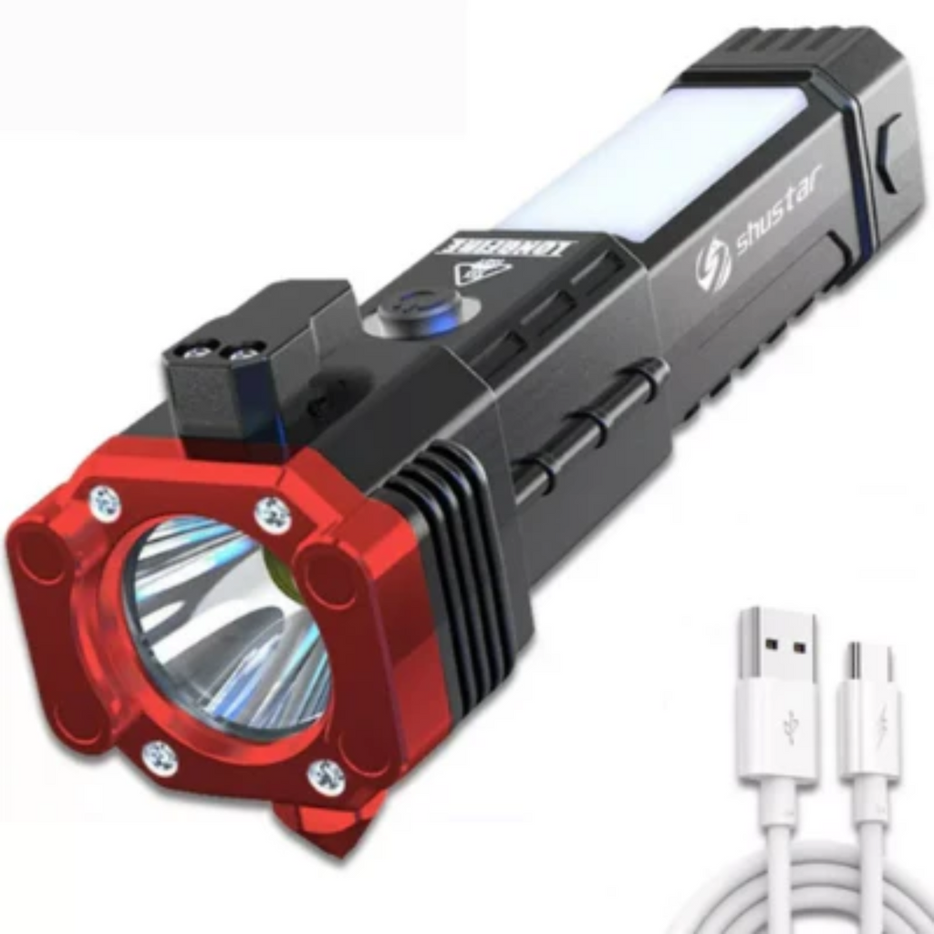 Linterna Multifuncional 4 En 1 Recargabl