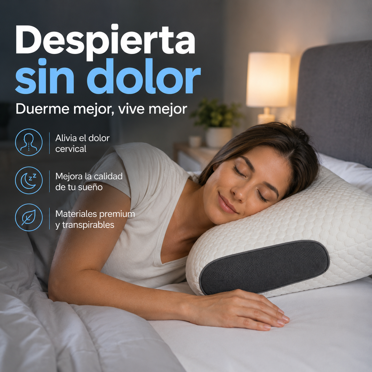 Almohada Cervical Viscosa