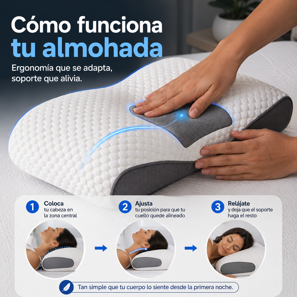 Almohada Cervical Viscosa