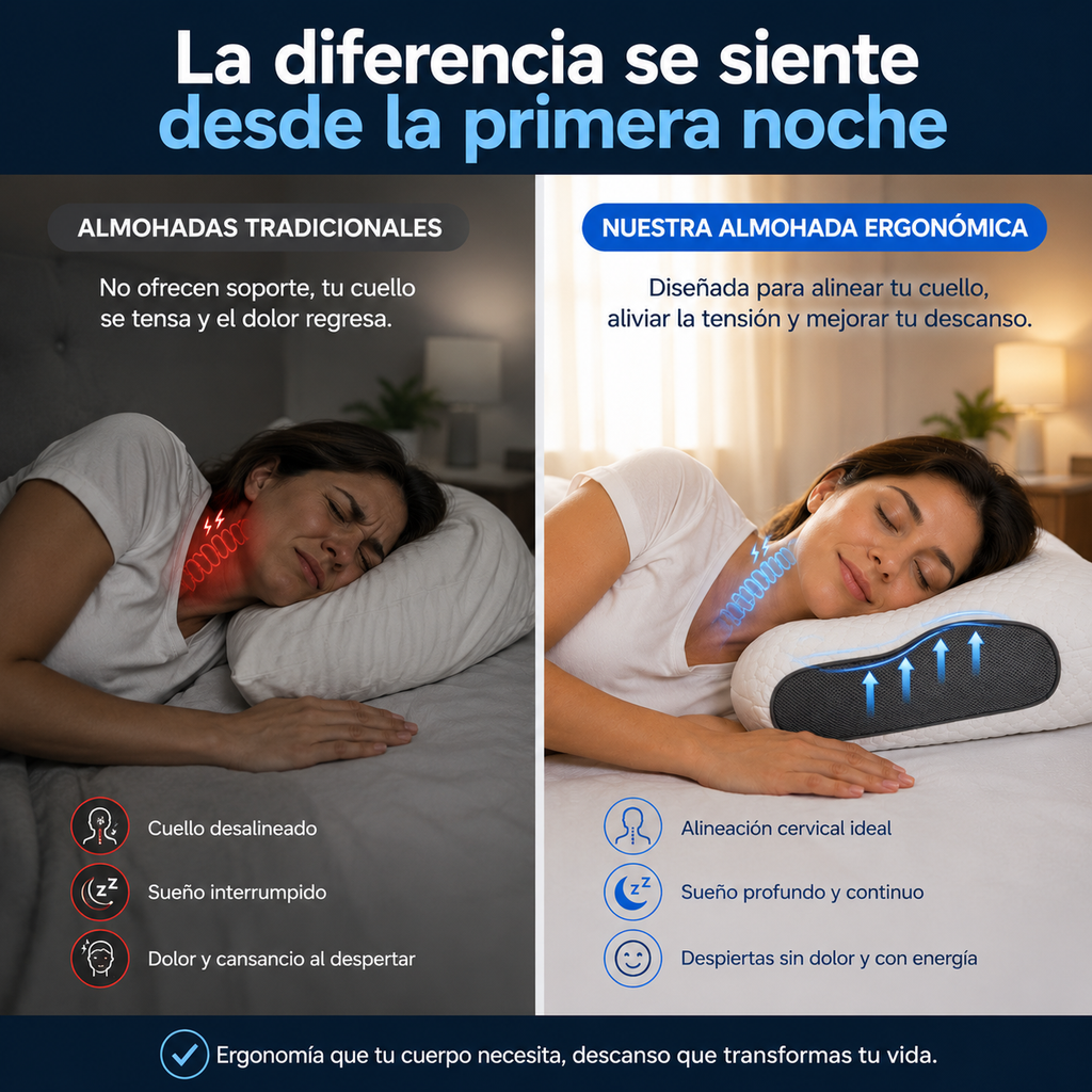 Almohada Cervical Viscosa