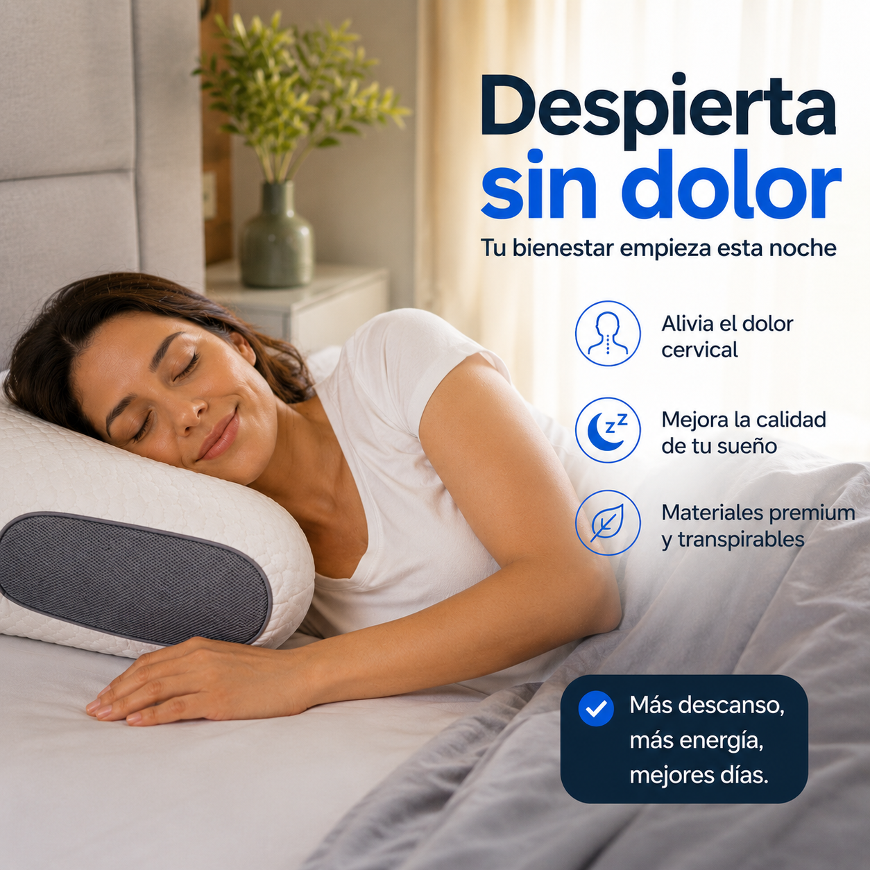 Almohada Cervical Viscosa