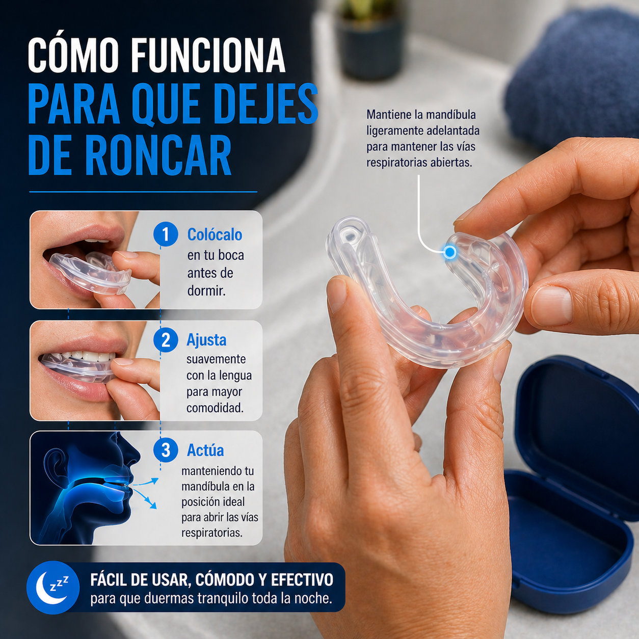 Dispositivo Antironquidos Ajustable
