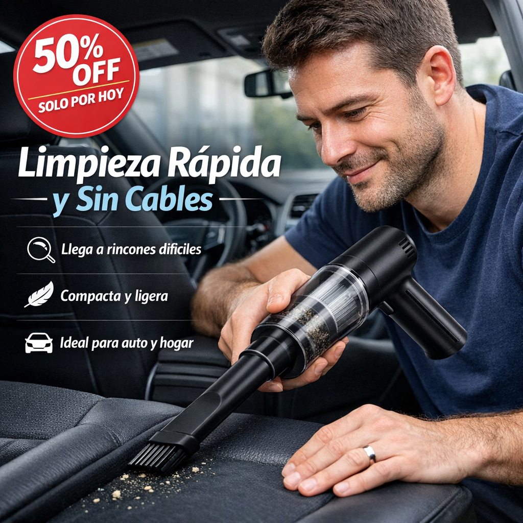 Mini Aspiradora DE AUTO PORTATIL