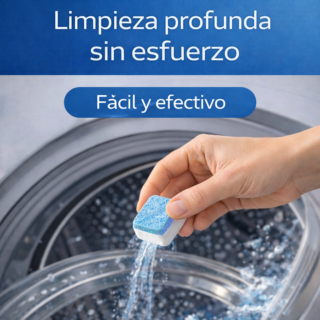 Pastilla limpia y desinfecta Lavadora