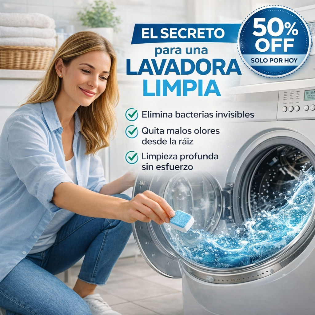 Pastilla limpia y desinfecta Lavadora